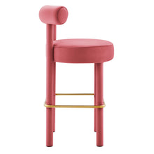 Load image into Gallery viewer, Toulouse Performance Velvet Bar Stool by Modway