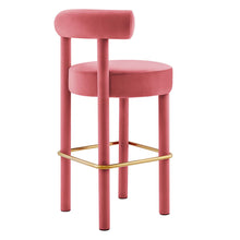 Load image into Gallery viewer, Toulouse Performance Velvet Bar Stool by Modway
