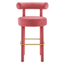 Load image into Gallery viewer, Toulouse Performance Velvet Bar Stool by Modway