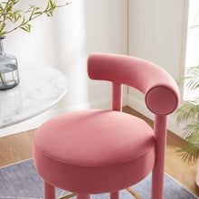 Load image into Gallery viewer, Toulouse Performance Velvet Bar Stool by Modway