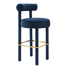 Load image into Gallery viewer, Toulouse Performance Velvet Bar Stool by Modway