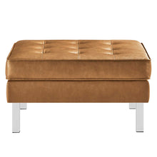 Load image into Gallery viewer, Loft Tufted Vegan Leather Armchair and Ottoman Set by Modway