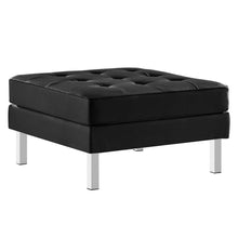 Load image into Gallery viewer, Loft Tufted Vegan Leather Sofa and Ottoman Set by Modway