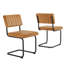 Load image into Gallery viewer, Parity Vegan Leather Dining Side Chairs Set of 2 by Modway
