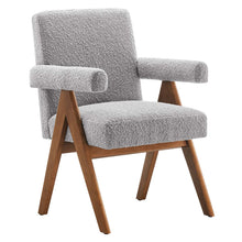 Load image into Gallery viewer, Lyra Boucle Fabric Dining Room Chair Set of 2 by Modway