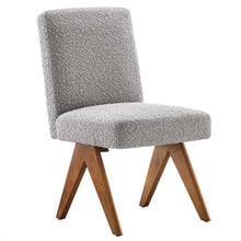 Load image into Gallery viewer, Lyra Boucle Fabric Dining Room Side Chair Set of 2 by Modway