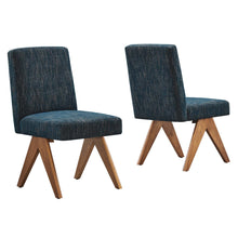 Load image into Gallery viewer, Lyra Fabric Dining Room Side Chair Set of 2 by Modway