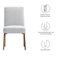 Load image into Gallery viewer, Lyra Fabric Dining Room Side Chair Set of 2 by Modway