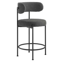 Load image into Gallery viewer, Albie Boucle Fabric Counter Stools Set of 2 by Modway