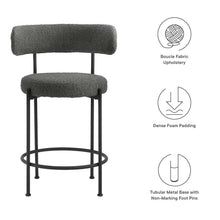 Load image into Gallery viewer, Albie Boucle Fabric Counter Stools Set of 2 by Modway