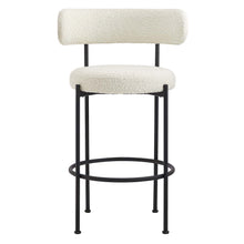 Load image into Gallery viewer, Albie Boucle Fabric Bar Stools Set of 2 by Modway