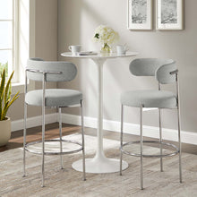 Load image into Gallery viewer, Albie Fabric Bar Stools Set of 2 by Modway