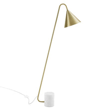Load image into Gallery viewer, Ayla Marble Base Floor Lamp by Modway