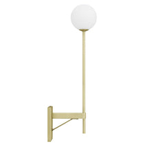 Load image into Gallery viewer, Riva White Globe Wall Sconce by Modway