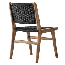 Load image into Gallery viewer, Saoirse Woven Rope Wood Dining Side Chair Set of 2 by Modway