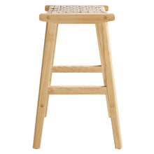 Load image into Gallery viewer, Saoirse Woven Rope Wood Counter Stool Set of 2 by Modway