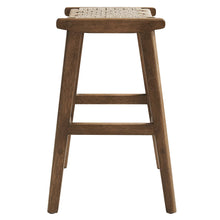 Load image into Gallery viewer, Saoirse Woven Rope Wood Counter Stool Set of 2 by Modway