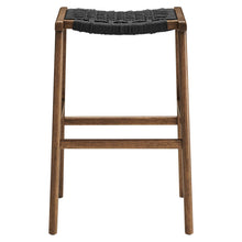 Load image into Gallery viewer, Saoirse Woven Rope Wood Bar Stool Set of 2 by Modway