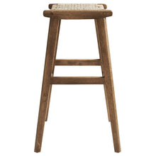 Load image into Gallery viewer, Saoirse Woven Rope Wood Bar Stool Set of 2 by Modway