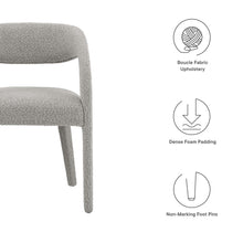 Load image into Gallery viewer, Pinnacle Boucle Upholstered Dining Chair Set of 2 by Modway