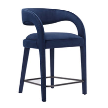 Load image into Gallery viewer, Pinnacle Performance Velvet Counter Stool Set of 2 by Modway