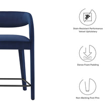 Load image into Gallery viewer, Pinnacle Performance Velvet Counter Stool Set of 2 by Modway