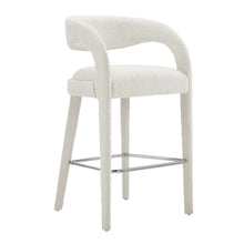 Load image into Gallery viewer, Pinnacle Boucle Upholstered Bar Stool Set of 2 by Modway