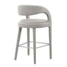 Load image into Gallery viewer, Pinnacle Boucle Upholstered Bar Stool Set of 2 by Modway