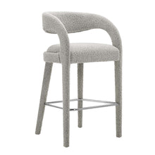Load image into Gallery viewer, Pinnacle Boucle Upholstered Bar Stool Set of 2 by Modway