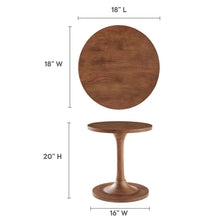 Load image into Gallery viewer, Lina Round Wood Side Table by Modway