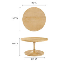 Load image into Gallery viewer, Lina Round Wood Coffee Table by Modway