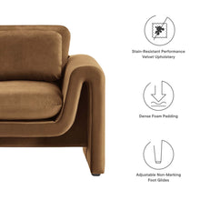 Load image into Gallery viewer, Waverly Performance Velvet Armchair by Modway