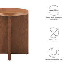 Load image into Gallery viewer, Silas Round Wood Side Table by Modway