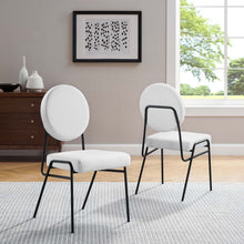Load image into Gallery viewer, Craft Upholstered Fabric Dining Side Chairs Set of 2 by Modway