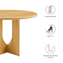 Load image into Gallery viewer, Rivian Round 48" Wood Dining Table by Modway