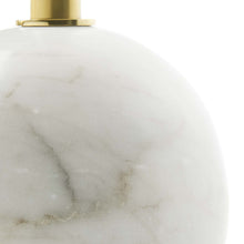 Load image into Gallery viewer, Aliza Round White Marble Side Table by Modway