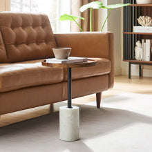 Load image into Gallery viewer, Amina Round Acacia Wood Side Table by Modway