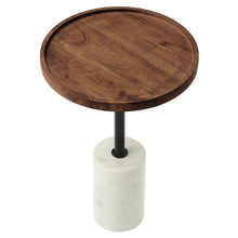 Load image into Gallery viewer, Amina Round Acacia Wood Side Table by Modway