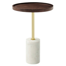 Load image into Gallery viewer, Amina Round Acacia Wood Side Table by Modway