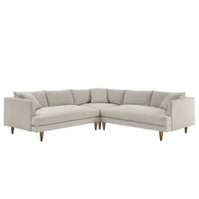 Load image into Gallery viewer, Zoya 3 Piece Down Filled Overstuffed Sectional Sofa by Modway