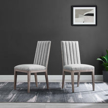 Load image into Gallery viewer, Maisonette French Vintage Tufted Fabric Dining Side Chairs Set of 2 by Modway