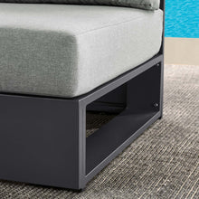 Load image into Gallery viewer, Tahoe Outdoor Patio Powder-Coated Aluminum Modular Armless Chair by Modway