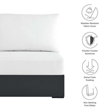 Load image into Gallery viewer, Tahoe Outdoor Patio Powder-Coated Aluminum Modular Armless Chair by Modway