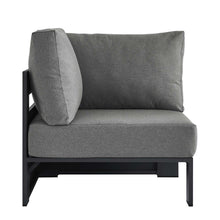 Load image into Gallery viewer, Tahoe Outdoor Patio Powder-Coated Aluminum Modular Corner Chair by Modway