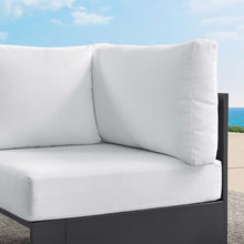 Load image into Gallery viewer, Tahoe Outdoor Patio Powder-Coated Aluminum Modular Corner Chair by Modway