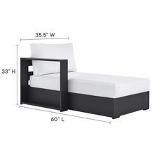 Load image into Gallery viewer, Tahoe Outdoor Patio Powder-Coated Aluminum Modular Left-Facing Chaise Lounge by Modway
