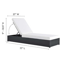 Load image into Gallery viewer, Tahoe Outdoor Patio Powder-Coated Aluminum Chaise Lounge Chair by Modway