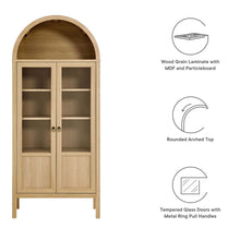 Load image into Gallery viewer, Tessa Tall Arched Storage Display Cabinet by Modway