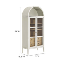 Load image into Gallery viewer, Nolan Tall Arched Storage Display Cabinet by Modway