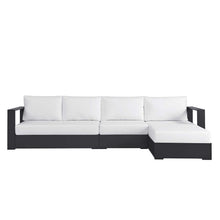 Load image into Gallery viewer, Tahoe 3-Piece Outdoor Patio Powder-Coated Aluminum Right-Facing Chaise Sectional Sofa Set by Modway